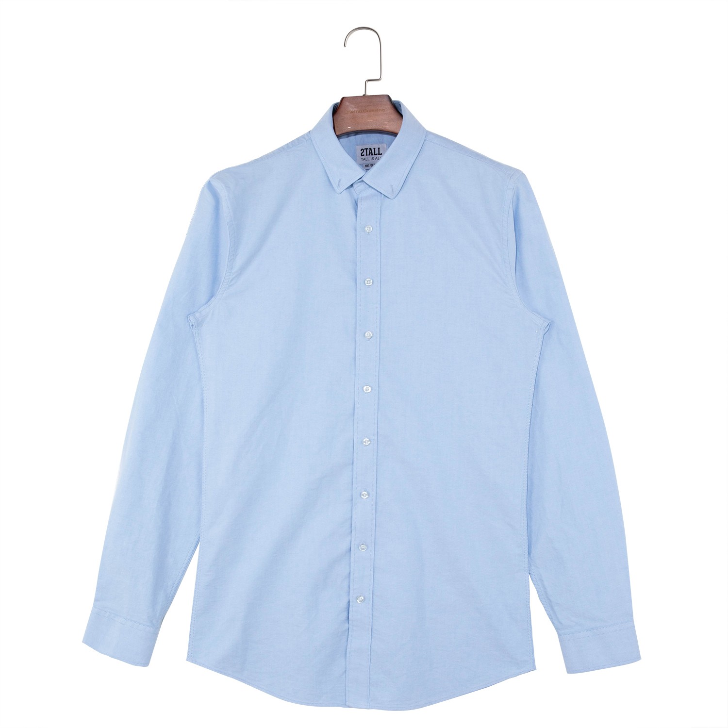 Men's 100% Cotton Slim Fit Plain Button Down Long Sleeve Shirts