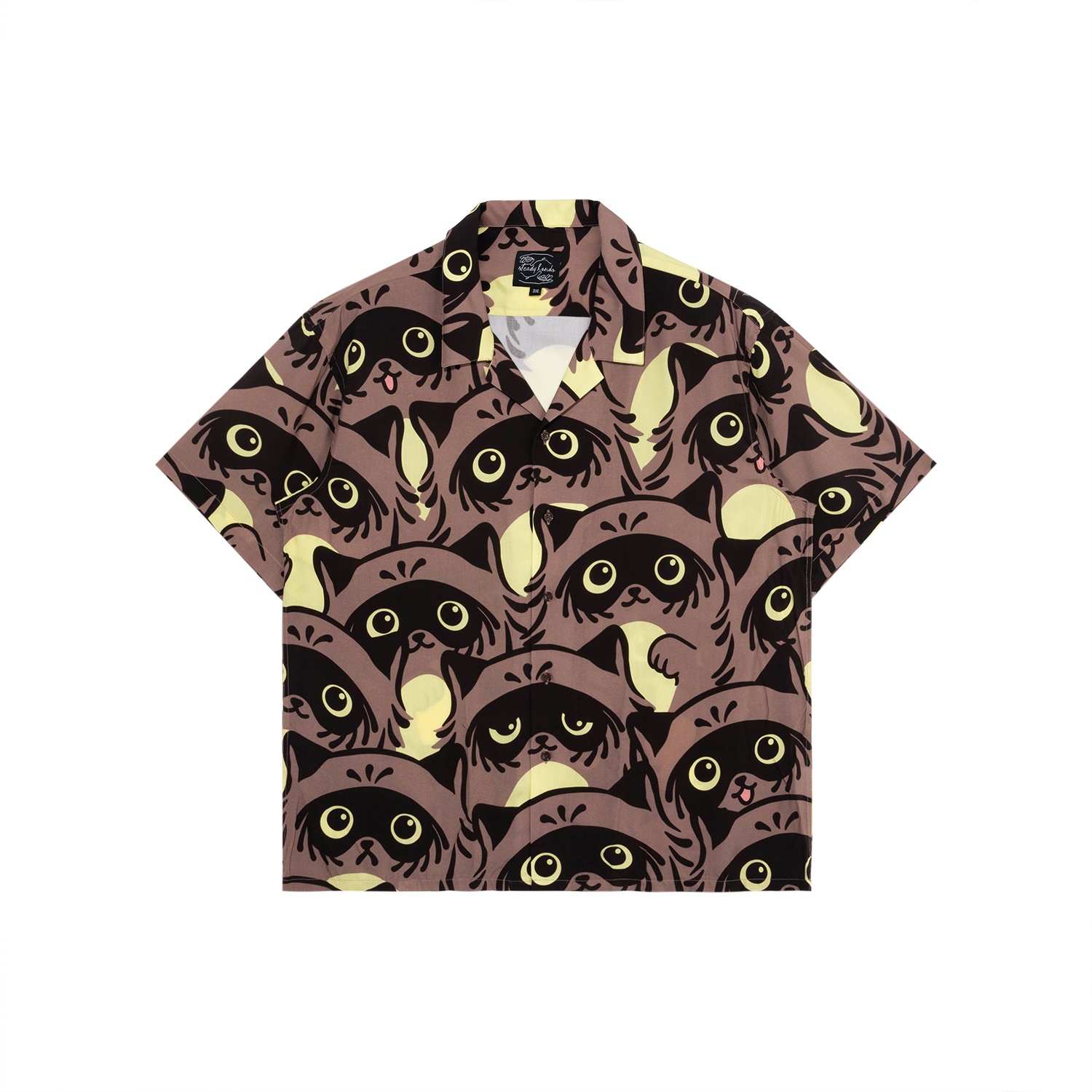 Men's 100% Rayon Printed Short Sleeve Button Down Shirts