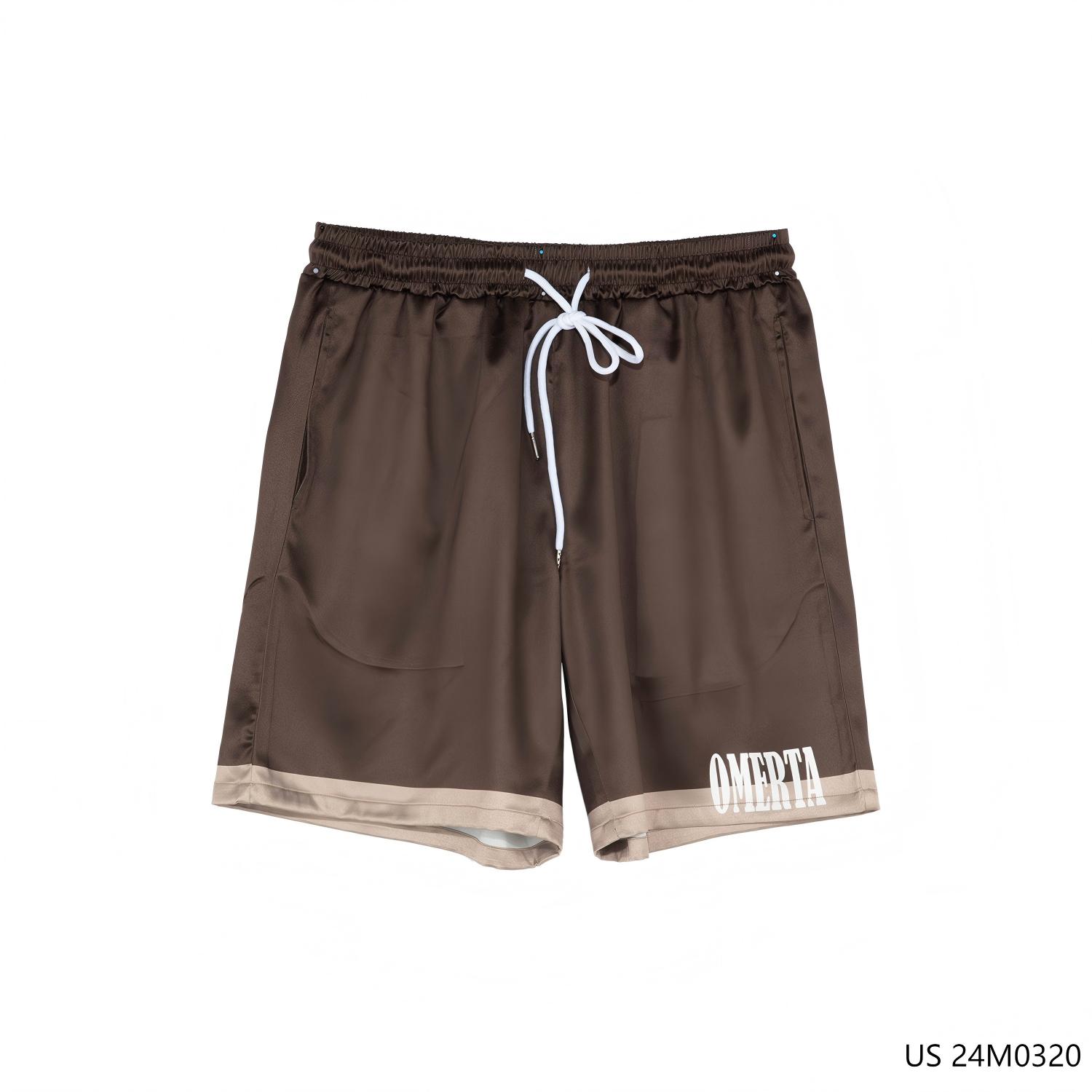 Men's 97% Polyester 3% Spandex Printed Multiple Colors Patchwork  Drawstring Shorts