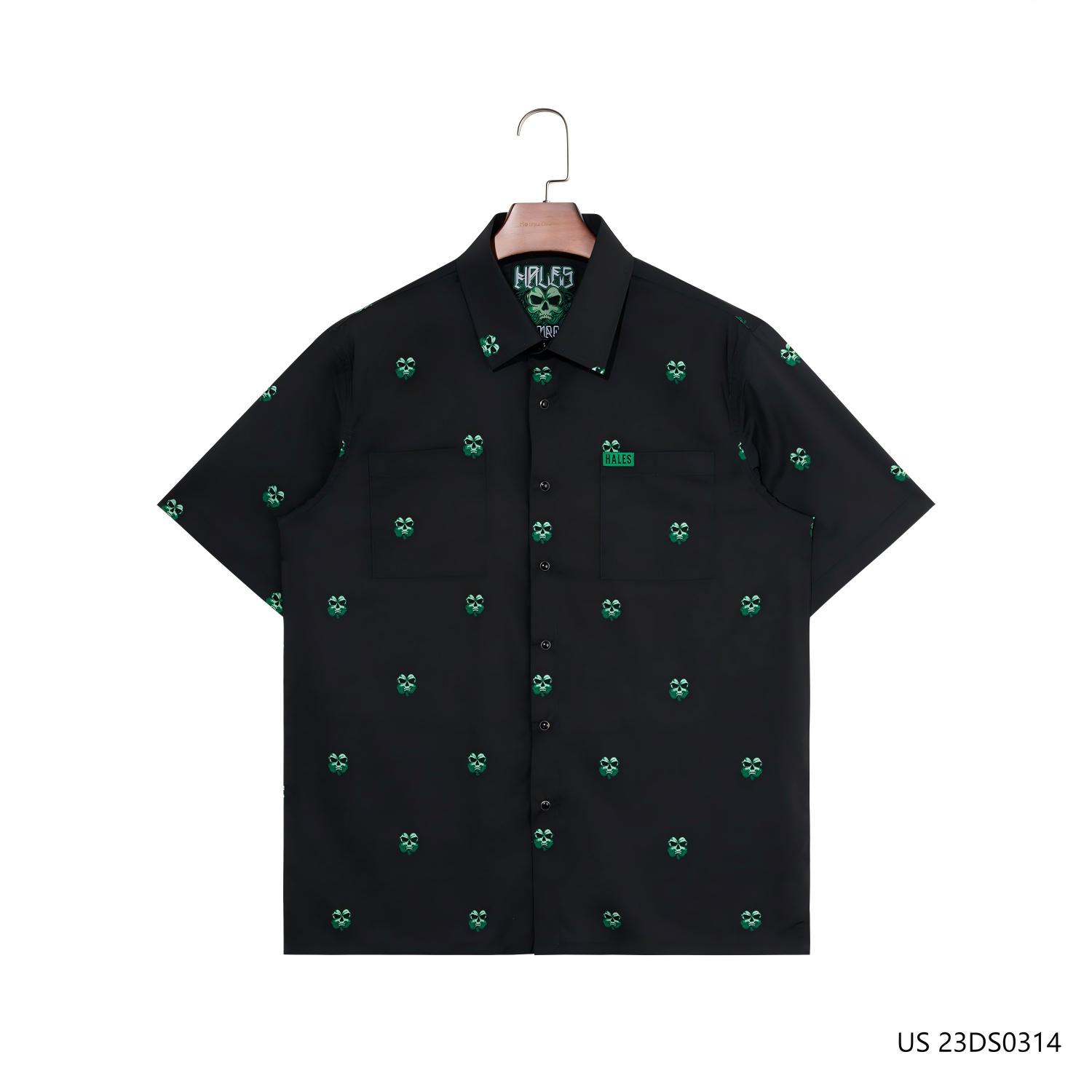 Men's  High-end Customized Series Of Short Sleeve Button Down Shirts