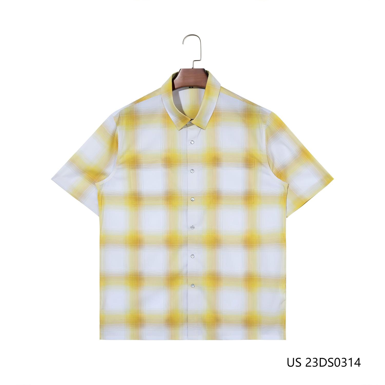 Men's Plaid Short Sleeve Button Down Shirts