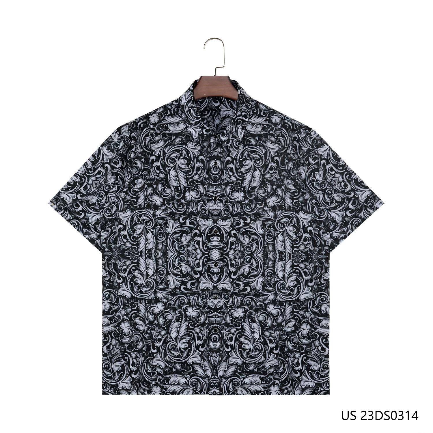 Men's 97% Polyester 3% Spandex Short Sleeve Button Down Shirts