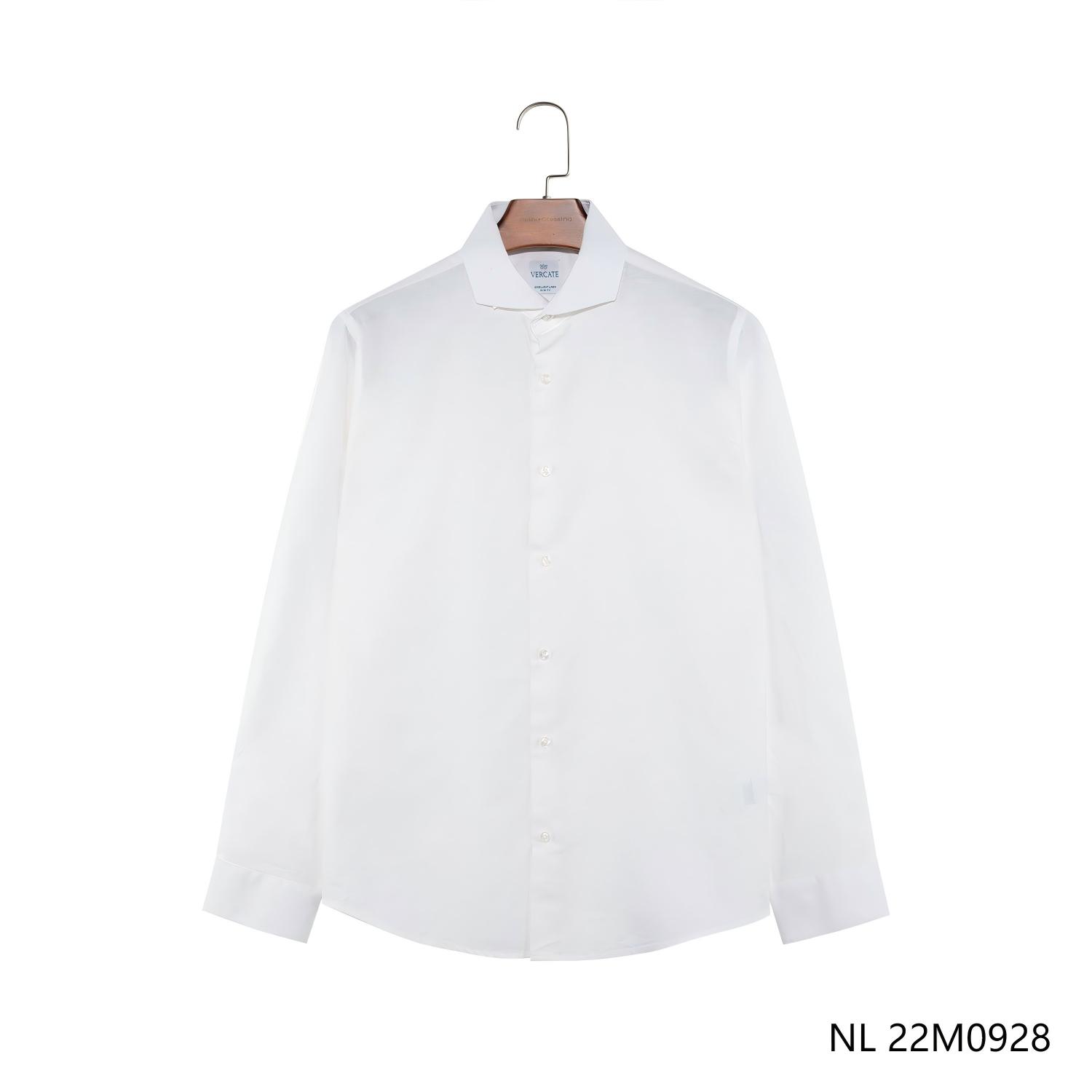 Men's 55% Linen 45% Cotton White Embroidered Button Down Long Sleeve Shirts