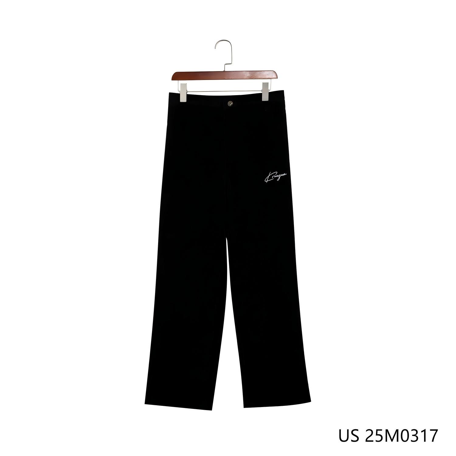 Men's 100% Cotton Open Stitched Plaid Patchwork Trousers