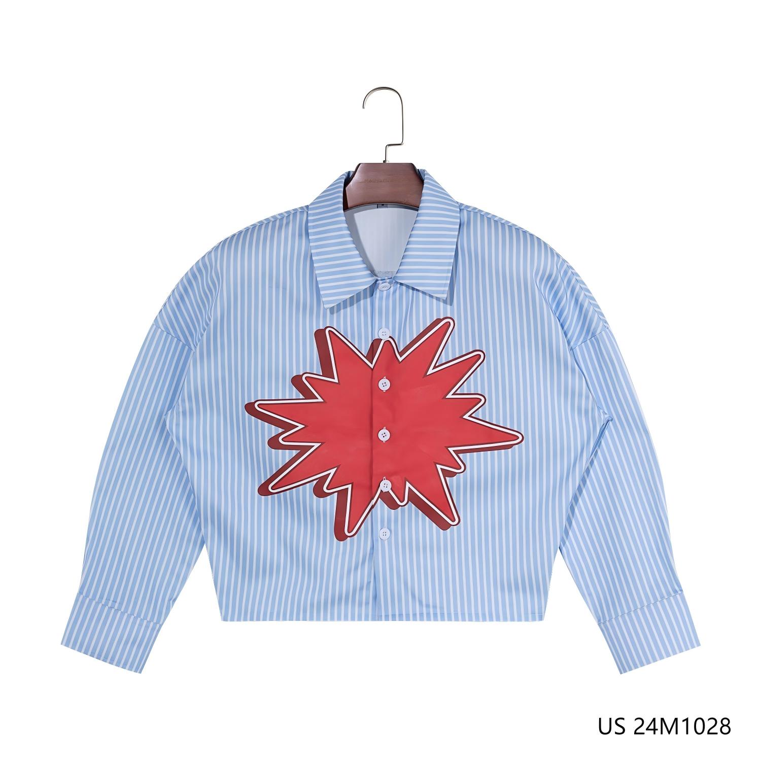 Men's 100% Cotton Blue And White Stripes Button Down Long Sleeve Shirts
