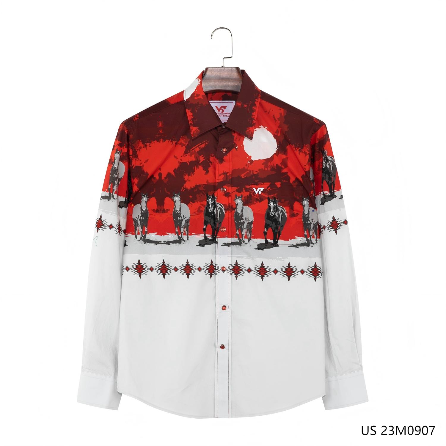 Men's Customizable Printed And Embroidered Short Sleeve Button Down Shirts