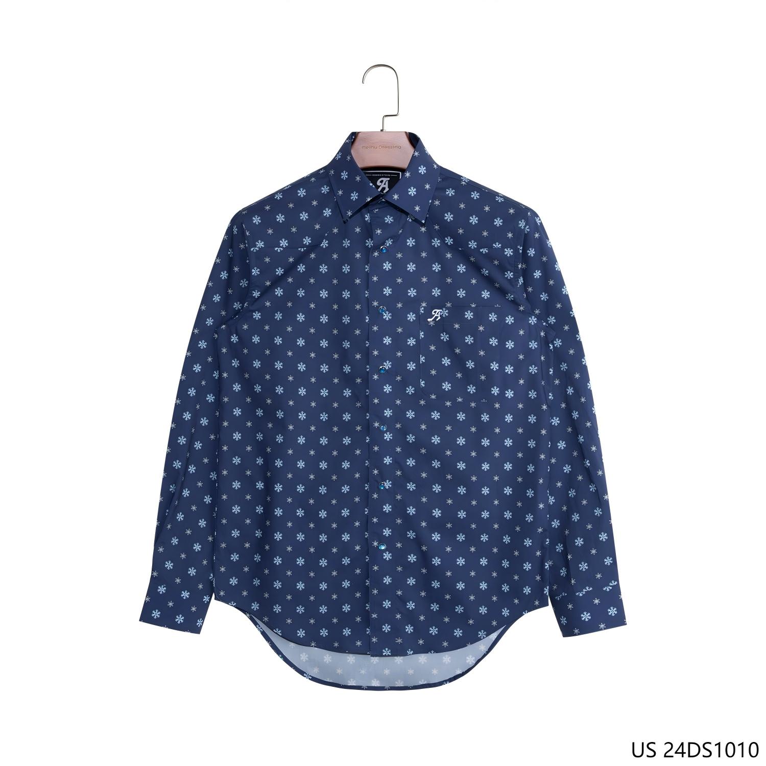 Men's 100% Cotton High-end Customizable Series Of  Button Down Long Sleeve Shirts