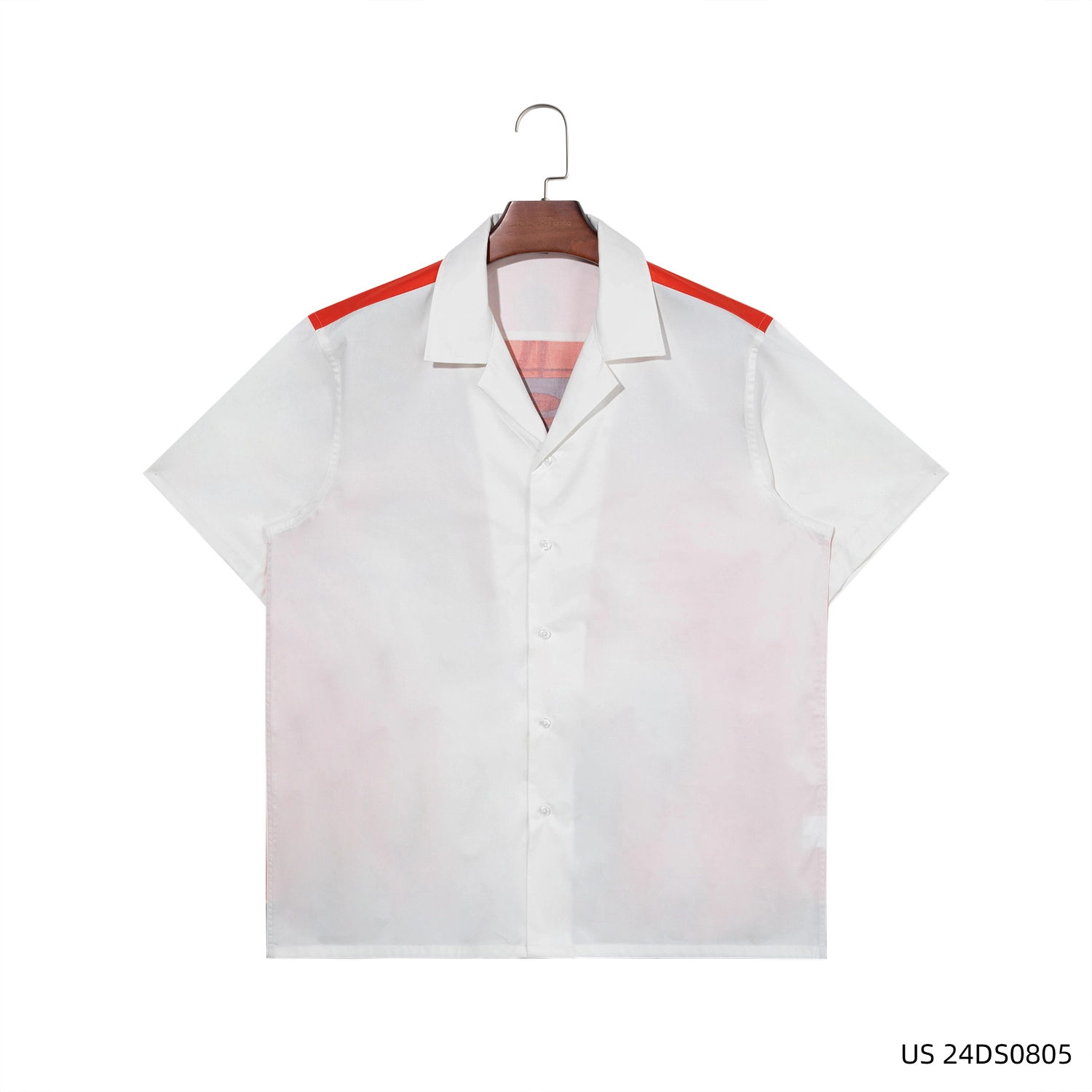 Men's 100% Cotton Short Sleeve Button Down Shirts With Portraits Of The Characters Printed On The Back