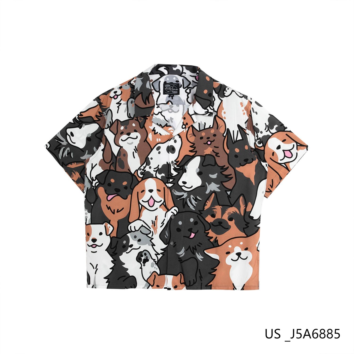 Men's 100% Rayon Short Sleeve Button Down Shirts