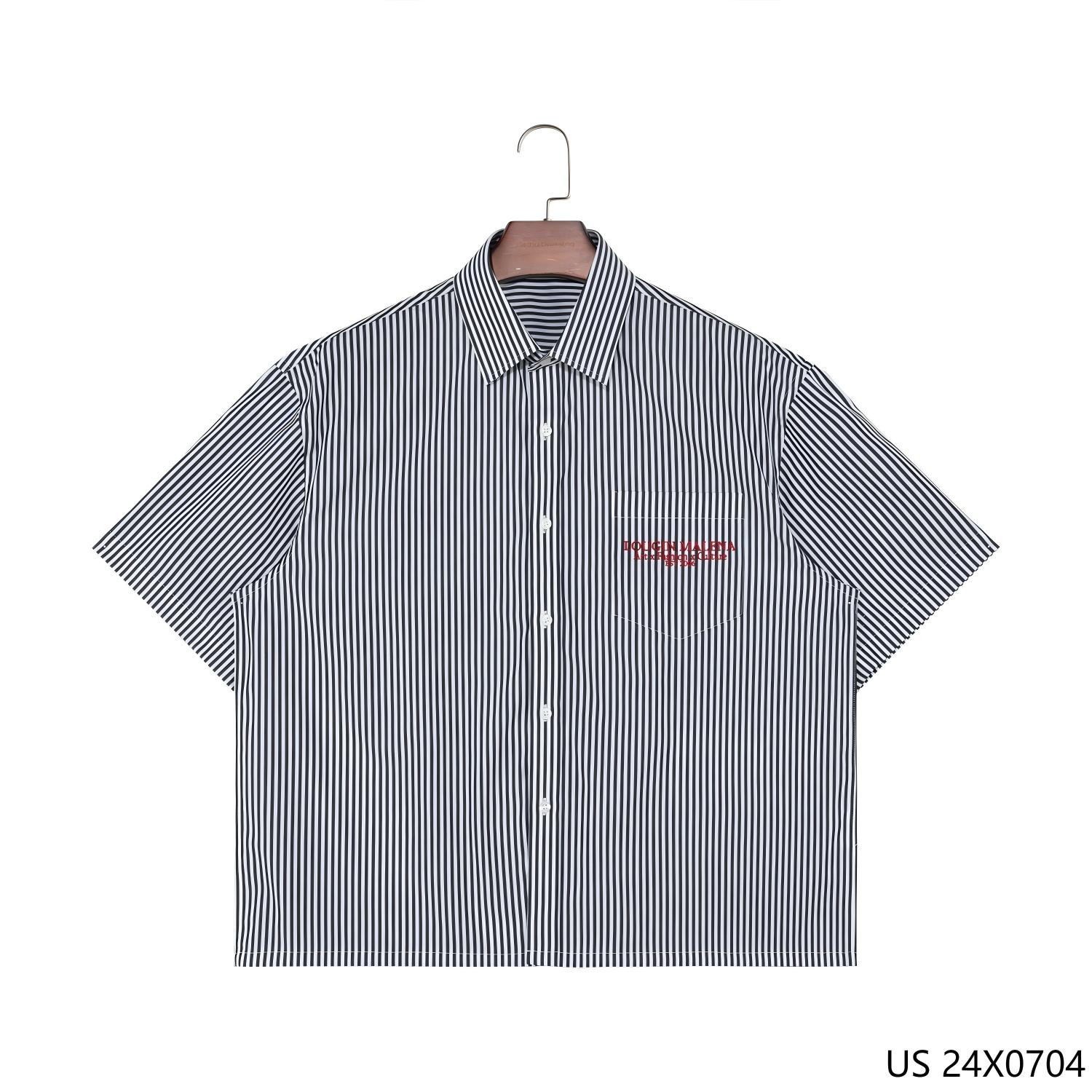  100% Cotton Black Button Down Short Sleeve Shirts for Men