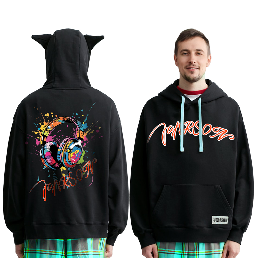 Self-design Men's 100% Pure Cotton Oversized Printed Pullover Long Sleeve Hoodies for Winter