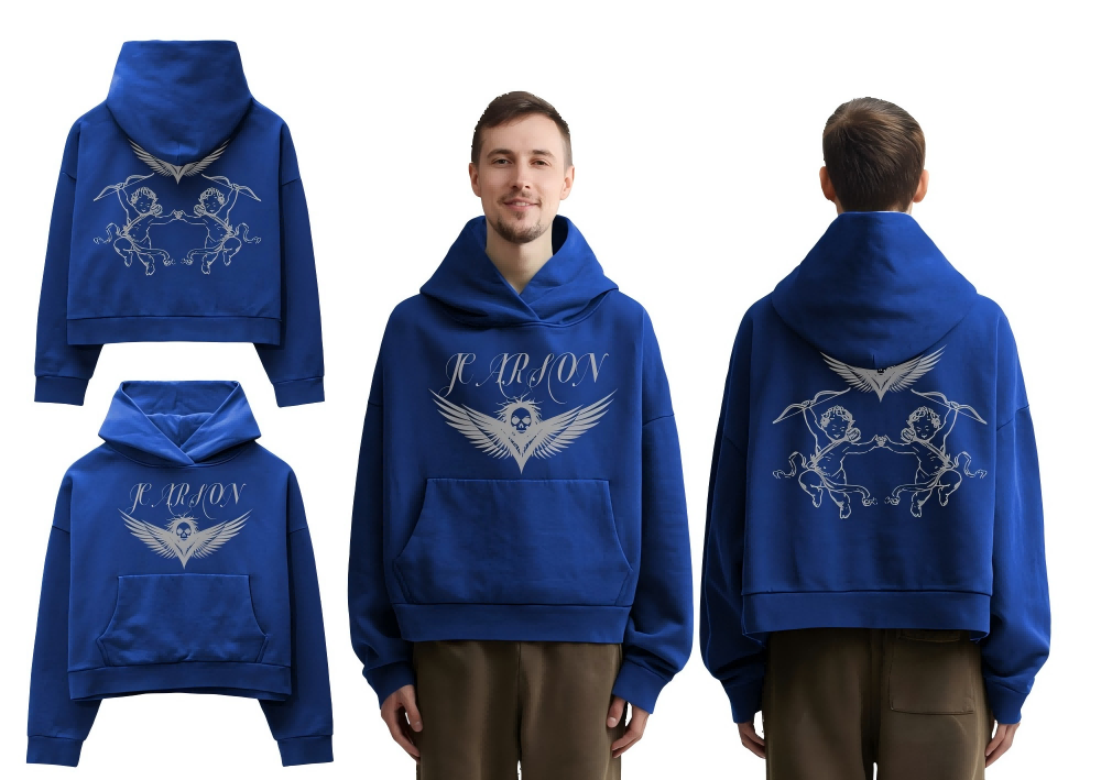 New Design Men's Printing Pullover Long Sleeve Hoodies for Winter with Pocket